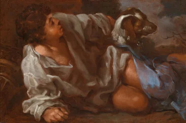 Boy with Dog